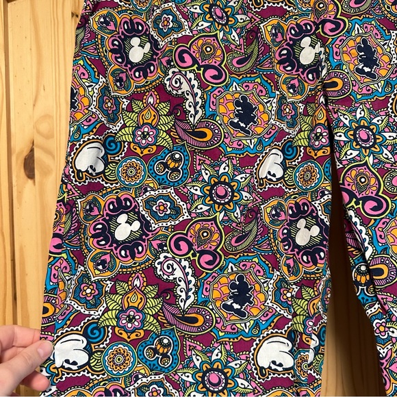 Disney Parks Mandala Paisley Mickey Pajama Pants - Women’s XL - 100% Cotton - Picture 3 of 7
